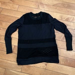 Alo yoga long sleeve top, mesh detailing. Size M.